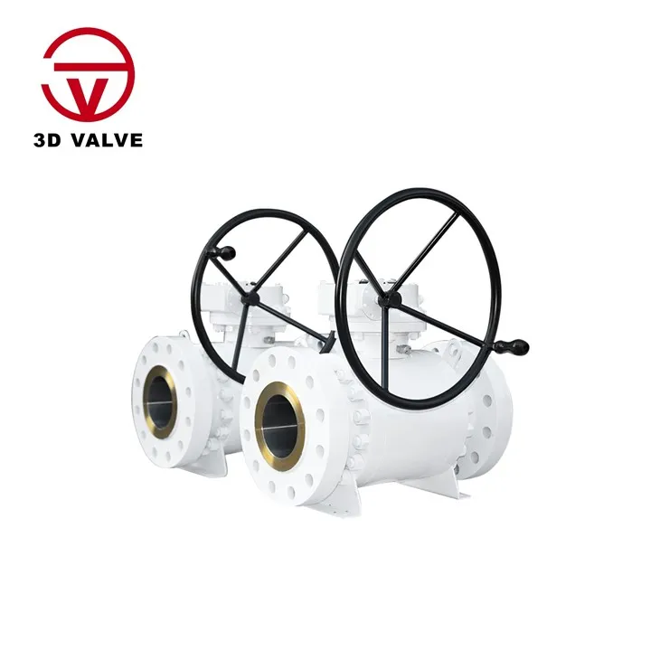 API 6D Trunnion Mounted Ball Valve – Offshore High-Pressure Flanged Design